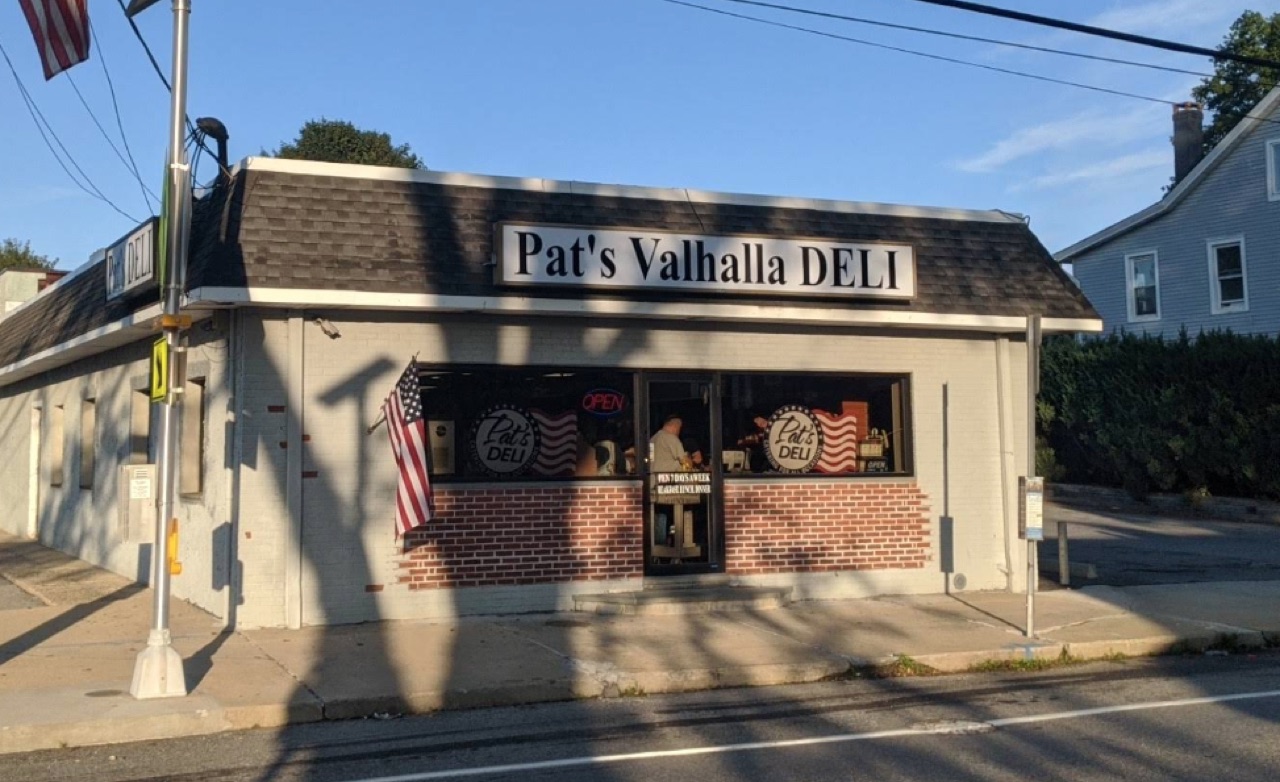 Pat's Valhalla Deli storefront, one of the three-location deli group